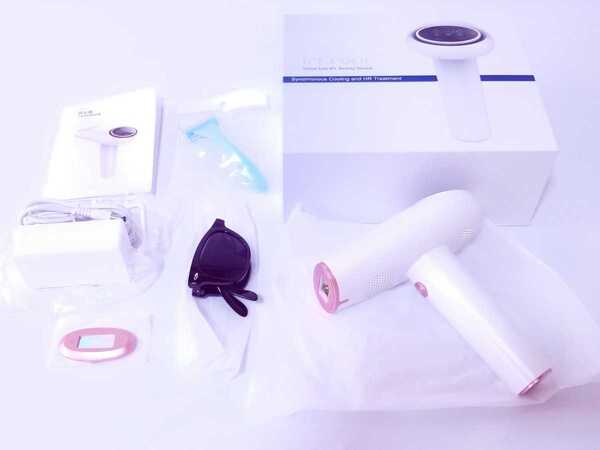 超美品 ほぼ未使用 付属品完備 全額返金保証付 脱毛器 永久脱毛 ICE COOL 2020 冷感無痛脱毛 IPL光脱毛器 VIO対応 光エステ