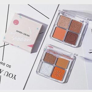 新品未使用!Daisy Dear 4色 アイシャドウパレット オレンジ ブラウン