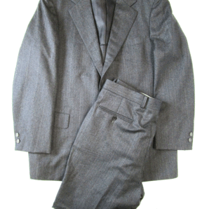 BROOKS BROTHERS ブルックスブラザーズ ウール スーツ セットアップ テーラードジャケット スラックス パンツ グレー 日本製の画像1