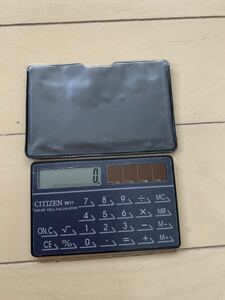 * operation goods # Citizen card type electron count machine W11