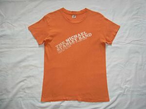 ☆ 70s USA製 ビンテージ Michael Stanley Band マイケル・スタンレー・バンド 1978 ライブ Tシャツ sizeM オレンジ ☆古着 MSB ロック 80s