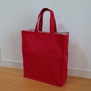 処分。5# ハンドメイド 帆布 紙袋風 ハンドバッグ トートバッグ