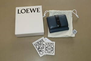 !!LOEWE Loewe три складывать кошелек Mini бумажник!!