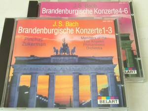 【Belart】ズーカーマンLAPOバッハ/ブランデンブルク協奏曲全６曲2CD