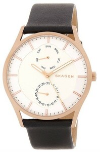 SKAGEN スカーゲン Holst Leather Strap Mwn's SKW6316 ホルスト レザー クウォーツ メンズ腕時計 デンマーク