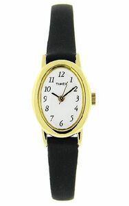 TIMEX T219129J CAVATINA Black Leather・Gold キャバティナ ブラックレザー・ゴールド レディース 時計 タイメックス