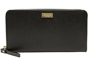 KATE SPADE NEW YORK NEDA wlru2669-001 ［ケイトスペード ニューヨーク］ ブラック/ゴールド レザー 長財布