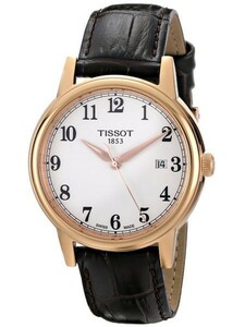 TISSOT[ティソ] T085.410.36.012.00 CARSON QUARTZ GENT レザー メンズ 腕時計 t0854103601200∵