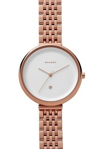 SKAGEN スカーゲン skw2421 Gitte rosegold ホワイトダイヤル・ローズゴールドクウォーツ レディース ステンレスベルト腕時計