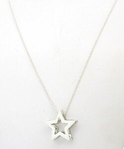 Sterling Silver Cutout Star Necklace　 m11295674 レディース シルバー 星 スター ネックレス
