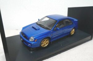 オートアート スバル New Age インプレッサ WRX STI 1/18 ミニカー GDB ブルー