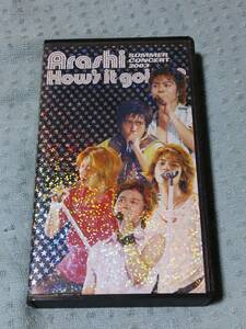 即決VHSビデオ 嵐 Arashi How's it going? SUMMER CONCERT 2003