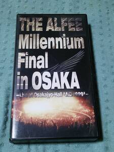 即決VHSビデオ THE ALFEE(アルフィー) Millennium Final in OSAKA