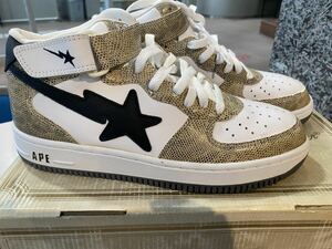 APE BAPESTA MID SNAKE US9.5 новый товар 