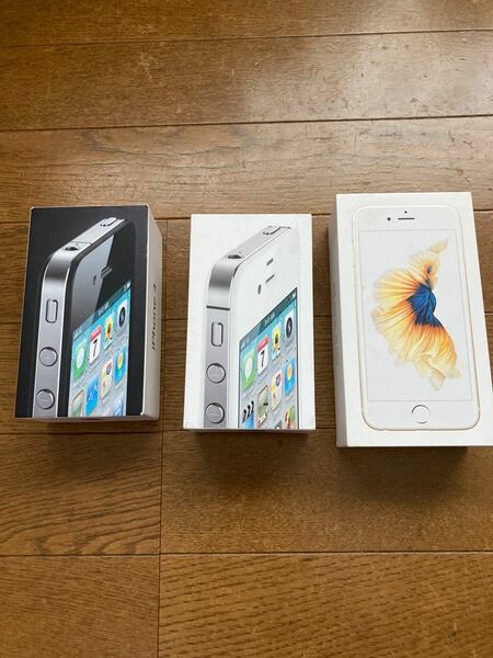 iPhone4，4s,6s空箱&SIMトレイセット