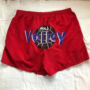  ultra rare Polo Ralph Lauren valley shorts redbare- Logo shorts red sport rlx rrl country su91 1992 1993 snow beach