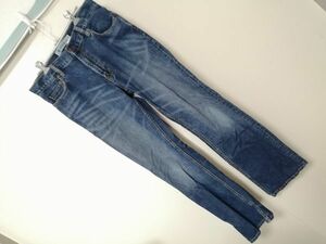 kkyj5046 # GAP # джинсы Denim брюки ji- хлеб G хлеб низ повреждение синий blue 81 M