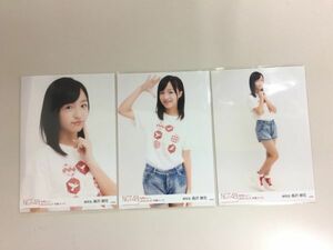 NGT48 研究生 高沢朋花 生写真 世界の人へ 2018.10.27 朱鷺メッセ 3種 3枚コンプ 匿名配送対応 M183