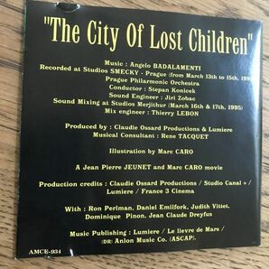 【サントラCD】ロスト・チルドレン The City Of Lost Children 【日本盤】アメリ デリカテッセン マリアンヌ・フェイスフル バダラメンティの画像5