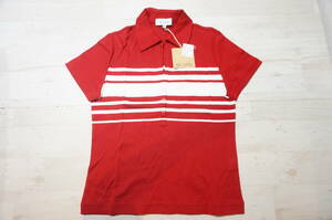 【1400.O】タグ付き！ レディース SCAPA スキャパ ポロシャツ 赤 レッド サイズ:36 コットン100％ 定価:9450円