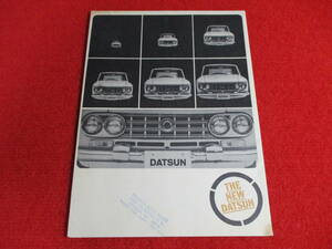 ●　DATSUN　左H　1960´s　昭和　カタログ　●