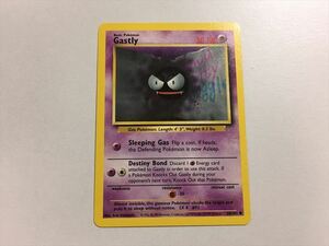 U158【ポケモン カード】 英語版 海外 Gastly ゴース 50/102 旧裏面