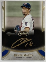 【1/1枚限定】前田健太直書きサイン 2021 Topps Tire One Gold Ink Auto_画像1