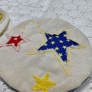 ポットマット/星 ハンドメイド コースター