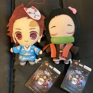 鬼滅の刃 フリュー ぬいぐるみ 竈門炭治郎 竈門ねずこ 2種セット 新品 未使用