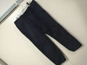 kkaa1185 ■ ユニクロ ■ パンツ チノパン ボトムス コットン 濃紺 ダークネイビー 79 M