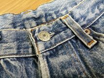 kkaa1221 ■ LEVI'S ■ リーバイス ジーンズ デニムパンツ ジーパン Gパン ボトムス ボタンフライ ダメージ 青 ブルー 28 S_画像7