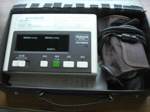 National ナショナル 松下電工 自動加圧 血圧計 EW213 昭和レトロ家電*306