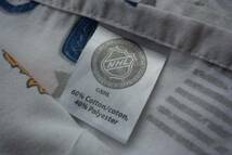 USAヴィンテージ ベッドシーツ NHL ナショナルホッケーリーグ リメイク生地 素材 フラットシーツ TORONTO MAPLE LEAFS アメリカ仕入 B0747_画像3