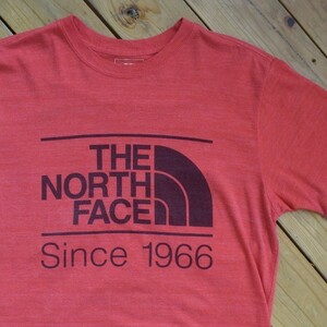 USA古着 ノースフェイス The North Face Tシャツ メンズ Sサイズ ビックブランドロゴ アウトドア キャンプ 登山 アメリカ仕入 T1092