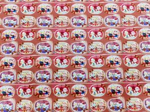 【150×46cm】ダッフィー 生地 ハギレ はぎれ 薄手 ハンドメイド