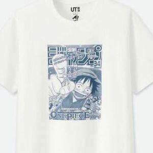 完売品 入手困難 新品 限定 ワンピース UTコラボ シャツ3XL 尾田栄一郎 ルフィー 原画 漫画 表紙 少年ジャンプ 50周年 ユニクロ 50th m