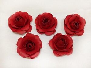 ペーパークラフト バラ