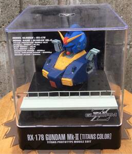 ◇機動戦士Zガンダム GUNDAM ディスプレイ ガンダム ヘッド マークⅡ ティターンズ カラー 中古