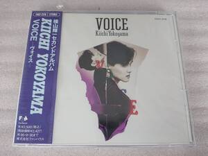 CD 横山輝一 VOICE ヴォイス Kiichi Yokoyama 未使用 未開封 新品