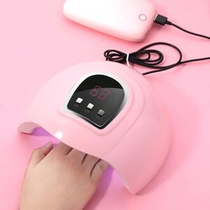 ジェルネイル uvライト LEDネイルドライヤー 54W USB 充電式
