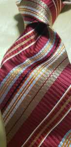 [ unused ] import necktie MISSONI Missoni color red, beige [ commodity number 1530]