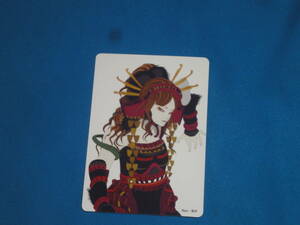  traditional Japanese musical instrument band ..* trading card FeeBee illustration [CD Starlight]. go in privilege * unused 