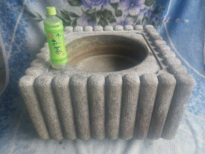  ultra rare!!50 year front. water pot * structure .* tradition industrial arts * Tsukuba .* repair have 