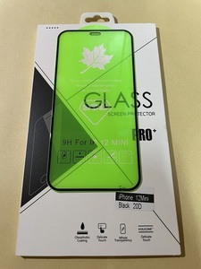 iphone12 Mini 20D フルグルー ガラス フルカバー 保護 プレミアム加工 フルプロテクター