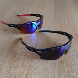 スポーツサングラス 2個セット!!男女兼用!自転車、ドライブ、野球、ゴルフ、釣り、スキーなど多種多様!