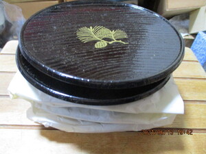 越前塗の5枚皿の商品画像