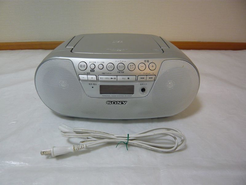 品揃え豊富で SONY CDラジオ S10CP ホワイト ZS-S10CP/W - ラジオ 