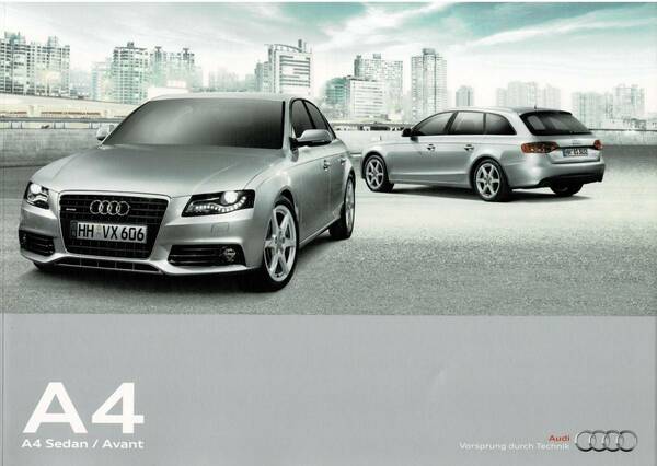 アウディ　A4　Sedan　/　Avant　カタログ　2010年2月