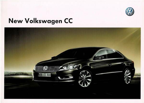 VW　フォルクスワーゲン　CC　カタログ　2012年9月