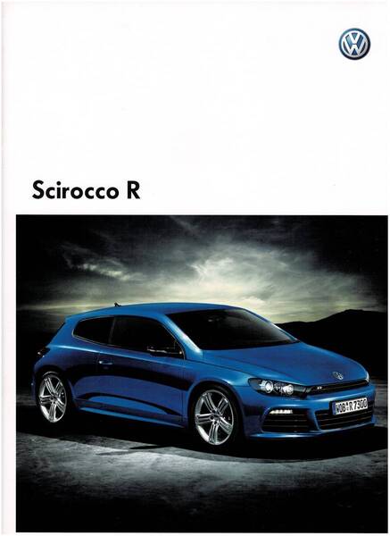 VW シロッコR カタログ 2010年1月